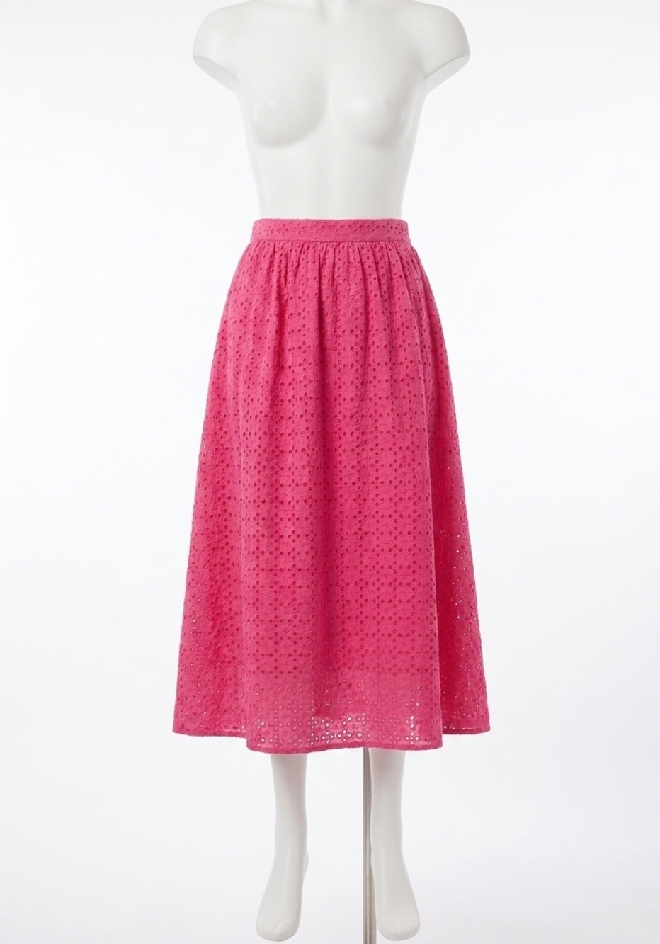 NEW ENTRO havana midi skirt in hot pink